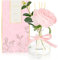 Saussavita Profumatore per Ambienti con 7 Bastoncini, 210ml Diffusore Profumo Ambiente Rosa, Decorazione Elegante a Lunga Durata, per Casa, Ufficio e Bagno