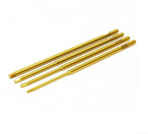 Outil de précision pour modèles RC - Tête de tournevis hexagonale HSS - Couleur dorée - Convient pour différents modèles RC (1,5 mm)