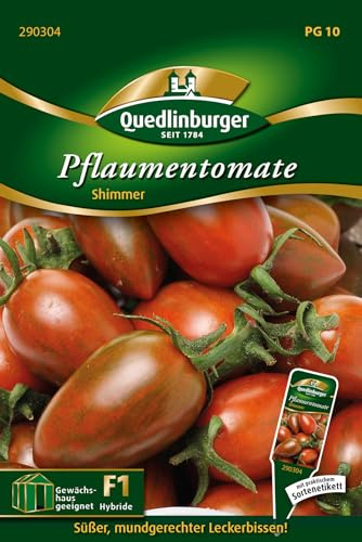 Quedlinburger 290304 Pflaumentomate Shimmer (Tomatensamen)