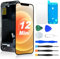 NB+ Screen Replacement for iPhone 12 Mini 5.4 LCD Retina FHD Display COF Touch Screen Digitizer with Repair Tool Kits, Waterproof Tape, Screen Protector
