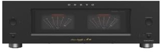 ONKYO M-80 Stereo-Leistungsendstück, Klasse AB, 150 W pro K, Schwarz