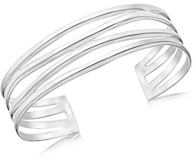 Tuscany Silver Damen Armreif Sterling Silber Raffiniert