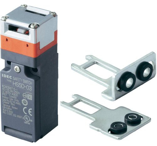 Idec HS5D-12ZRNM-SET HS5D-12ZRNM-SET Sicherheitsschalter 300 V/AC 10 A Metallhebel gerade, Metallhebel gebogen tastend