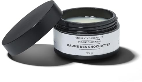 Baume chauffant des Chochottes 20g - Pommade de massage multi-usages - Arnica, Gingembre, Camphre, huiles essentielles - Soulage douleurs, tempes, migraine, nuque, articulations - Style baume du tigre