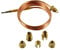 Europart Universal Gas Thermocouple Kit, 600 mm, Copper, 14-UN-32