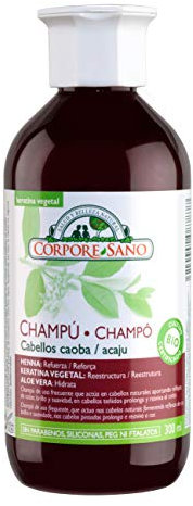 Champú Henna Caoba 300 ml de Corpore Sano