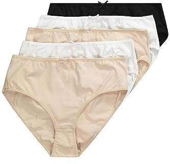 Ulla Popken Damen Slips, 5er-pack Taillenslip, Multicolor, 42-44 EU