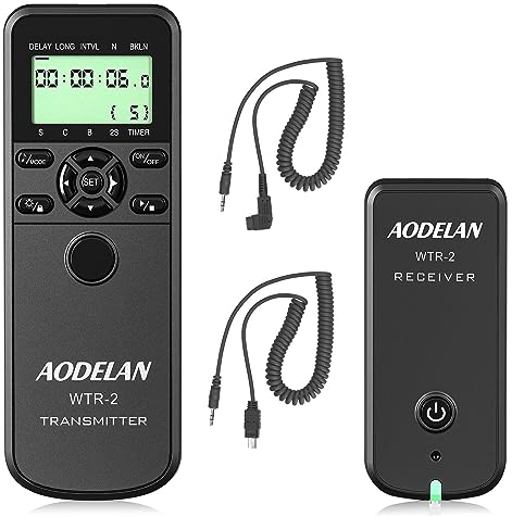 AODELAN Intervallomètre Télécommande sans Fil Déclencheur à Distance Déclencheur à Distance Câble de déclenchement pour Sony Caméra