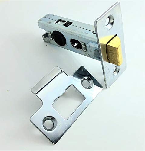 Standard Nickel Mortice Tubular Latch Internal Doors 63mm 75mm (63mm)