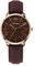 Orphelia Herren Analog Uhr Winston mit Leder Armband, OR61907, Braun