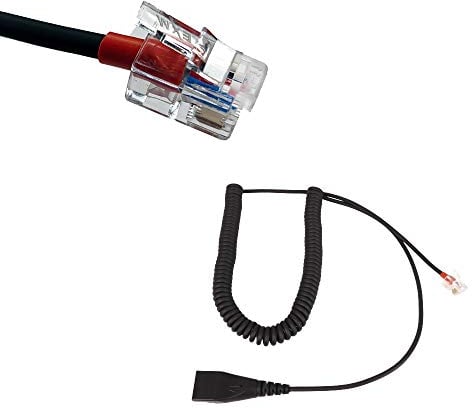 GEQUDIO RJ-Kabel einzeln - kompatibel mit Yealink, Snom, Avaya, Grandstream Telefon