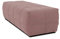 DOMO. collection Polsterhocker Brandon, Sitzhocker, Fußhocker, Hocker 150 x 60 x 40 cm, rosa