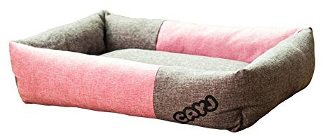 Hundebett Hundekorb Hundesofa Tierbett Für Kleine, Mittlere Und Grosse Hunde Waschbar Kuschelkissen Katzensofa Hundehöhle Katzenbett Für Kleine,Rosa,L