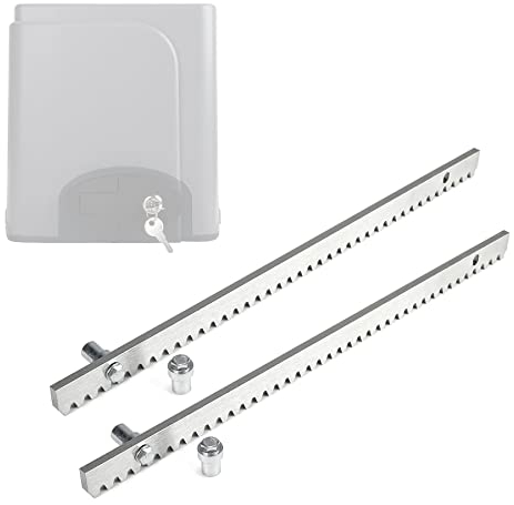 CO-Z 200W Motor para Puerta Corredera Capacidad 600KG Abridor de Puerta Corredera con 4m Cremallera de Acero y 2 Controles Remotos (Cremallera)