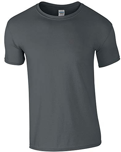 Gildan Mens Short Sleeve Soft-Style T-Shirt - black - XL