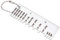 Ejoyous Welding Gage, Stainless Steel Wire/Metal Sheet Thickness Gauge Welding Gage Plated Size Inspection Tool, Steel Welding Gage, Measurer Tester Ruler Gauge