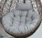 CanKun Hängesessel Kissen, Hängestuhl Gestell Kissen Waschbar Schaukel Hängendes Rattan Stuhl Kissen 100% Baumwolle Hängesessel Outdoor Hängeschaukel
