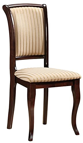 Stuhl MN-SC dunkel Nussbaum tap.19, elegant, für Wohnzimmer, Signal