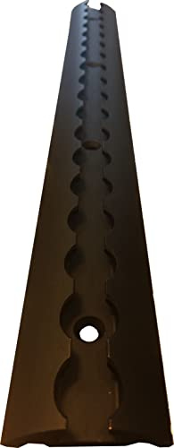 Dome Style Airline Snap-in Track in Sleek Heavy Duty Aluminum Finish, 18 Long, Mount Directly to Wood or Steel Structure and snap-in Ends (Sold Separately 9471789-01)