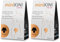 MiniKini Colour - Tintura permanente per capelli pubici da donna, colore nero, 30 ml, con ingredienti biologici, confezione doppia
