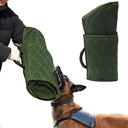 mmagicc Manche épaisse pour Morsure De Chien Manchon De Protection pour Grand Chien Fibre De Jute Formation De Morsure De Chien De Garde Équipement De Formation Professionnelle(Color:B)