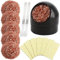 6Pcs Lötspitzenreiniger und Lötkolben-Spitzenreiniger Halter Messing Spitzenreiniger Kit mit 6Pcs Lötspitzen Reinigungsschwamm und 2 Blechschaber zum Reinigen von Lötkolben und Spitzen