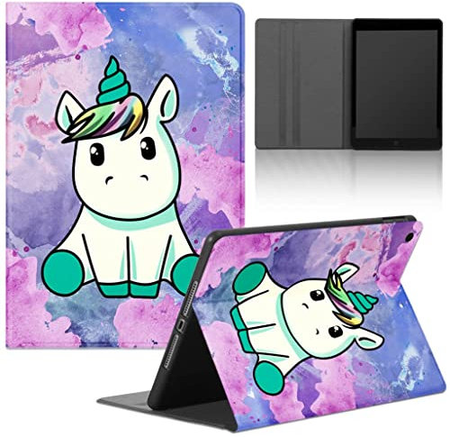 Pnakqil Funda Tablet para Lenovo Tab M10 HD (2nd Gen) TB-X306X 10,1 Pulgada Carcasa Folio de Piel PU con Función de Soporte Suave TPU Trasera Case Protectora para Lenovo Tab M10 HD 2nd Gen, Unicornios