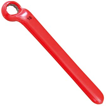 WEDO Single Hole Ring Spanner, 32 Length, Insulated, Spark Free, Security Plunge Wrench, VDE 1000V, Beryllium Copper, Single Head Structure, DIN Standard