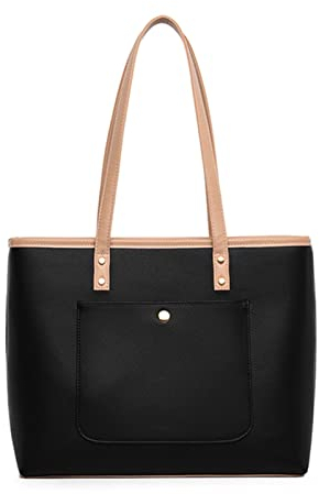 YQBUER Damen Laptoptasche Netbook Umhängetasche Laptophülle Aktentasche Handtasche Tote Office Messenger Bags (Color : A, Size : 15.4-15.6 inch)