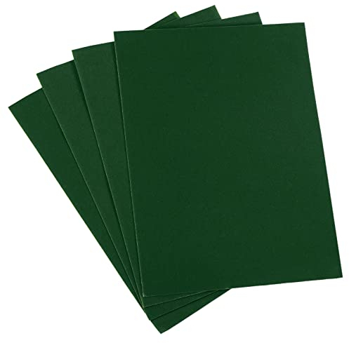 sourcing map 4 Stück Selbstklebende Samtflicken Reparaturflicken Grün für Kleidung Reparatur Handwerk Reparaturset Rucksack Schuhdekoration