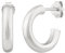 cai Damen Creolen 925/- Sterling Silber 1,9cm Glänzend ohne Stein weiß 358210209R