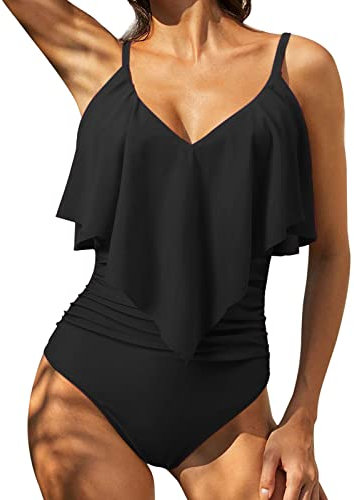 EODJXIO Bikini Rosa Antico Costume Intero Donna Contenitivo Pancia Tankini Costumi Interi Contenitivi Pancia Costume Intero Donna 2023 Costume Intero Contenitivo Pancia