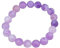 TreasureBay Bracelet de perles de pierres précieuses naturelles de 10 mm fait à la main pour hommes et femmes | Bracelet Perles Élastique (Jade Lavande)