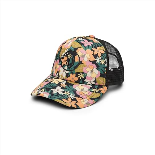 Volcom Damen Into Paradise Trucker Foam Snapback Hat Hut, Floral, Einheitsgröße