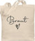 Baumwolltasche - JGA Junggesellenabschied Frauen - Braut Bride - Unisize - Naturweiß - tasche bachelorette party stoffbeutel jutebeutel jungesselnabschied baumwolle aus junggesellinnenabschied