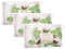 Dermobaño Esponja Jabonosa Desechable. Esponja de Baño de Un Solo Uso con Gel Dermatológico e Hipoalergénico. Aroma a Coco. 10 Unidades (Paquete de 3)