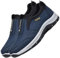 Mocasines sin Cordones para Hombre Zapatillas Casual para Hombre Sin Cordones Calzado de Walking Deportivo Bajas de Ligerasy Transpirables Zapatos de Tenis,Azul,42/260mm