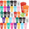 Malloom 36 PcsThank You Plastic Tumblers Bulk, 16 oz Reusable Coffee Cup with Lid for Employee Appreciation Gift Inspirational Travel Mug for Teacher Coworker Staff Gifts (12 Colors)