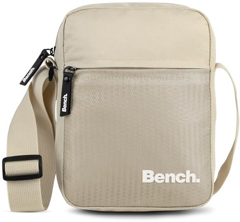 Bench Bold Damen und Herren Bag Umhängetasche Tasche Handtasche Schultertasche Crossbody-Tasche, sand, 23 x 17 x 8 cm