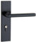 NUOBESTY serratura in stile europeo serrature porte interne Serratura per porte interne serratura in alluminio spaziale Black