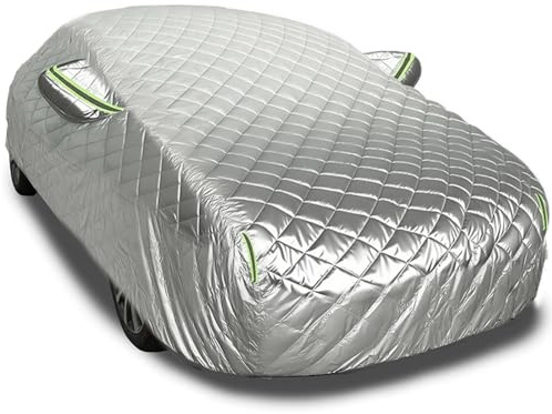 Auto Abdeckplane Hagelschutzplane für Ope Astra L 2021-2025,Autoabdeckung Gegen Hagel Vollgarage Garage Schutzhülle Abdeckplane wasserdichte mit Reflektorstreifen