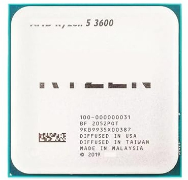 Processore CPU Ryz-en 5 R5 3600 3,6 GHz 6 core e 12 thread LGA AM4