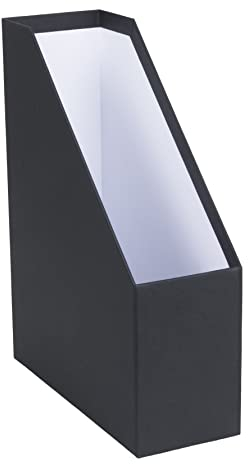 Bigso Box of Sweden 941145641 Porte Magazine Panneau de Fibre Gris Foncé 25 x 10 x 32,5 cm