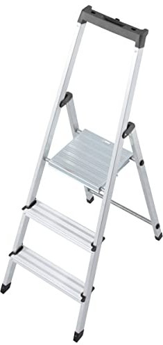KRAUSE | Stufen-Stehleiter | mit Sicherheitsplattform | 3 Stufen