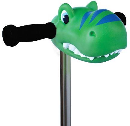 Scootaheadz Dinosaurier Roller Kopf: Scooter Kopf Zur Personalisierung Von Kinder Tretrollern - Ab 3 Jahren - Lenker Dino Kopf In Grün Und Blau - Micro Scooter Zubehör Für Roller Jungen