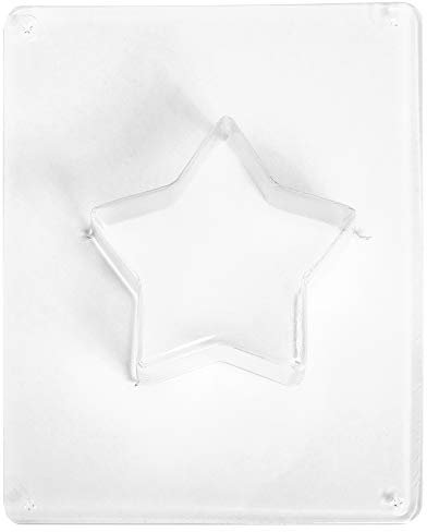 RAYHER HOBBY Rayher 36050000 GieÃŸform: Stern, 11cm ø, Tiefe 3,5 cm, Durchsichtig