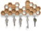 BU Products Magnetisches Schlüsselbrett in Bienenwaben-Form - Dekorative Schlüsselleiste aus Bambus/Holz