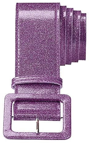 W WIDMANN MILANO Party Fashion - Ceinture à paillettes, environ 120 cm, accessoire pour costumes disco années 70