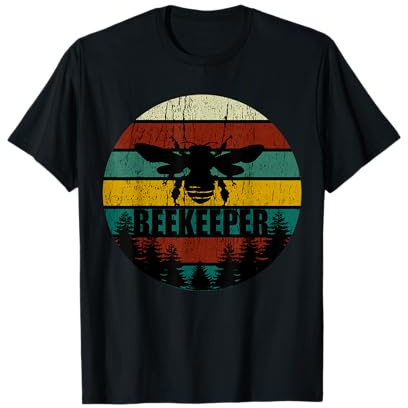 Retro Vintage Beekeeper T-Shirt Beekeeping Bee tshirt Gift T-Shirt