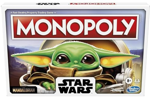 Monopoly: Star Wars The Child Edition Board Game for Families and Kids Ages 8 and Up, Featuring The Child, Who Fans Call Baby Yoda